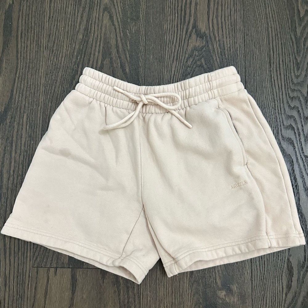 Aritzia Baby Pink Sweat Shorts